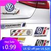 Для VW Volkswagen Jetta MK5 Golf Металлическая автомобильная наклейка-эмблема Задний значок на багажник Наклейки для Volkswagen Rline GTI Golf Bora Beetle Sciro
