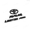 Xzlhg9 Накладки НОВЫЕ 2019-2024 Подходят для Toyota Rav4 XLE XSE AWD Гибрид Матовые Черные Эмблемы Комплекты