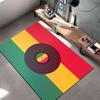 Rasta Colors Vinyl Design Carpet suitable as a non-slip mat for the living room or bedroom sofa