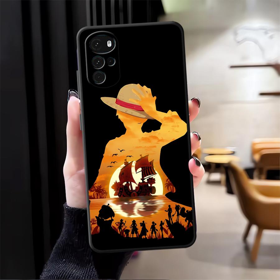 Чехол для Moto S30 Pro Edge 20 30 X30 Pro Funda Чехол для телефона Луффи Зоро Мультяшный