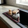 Anti-rust Triangular Corner Rack Iron Dish Drying Rack Simple Sink Organizer  Sponges