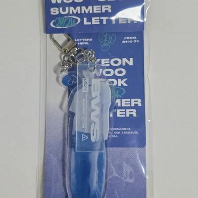 Byun Woo-seok Sealed 2024 Summer Letter Acrylic Keyring Official Goods MD