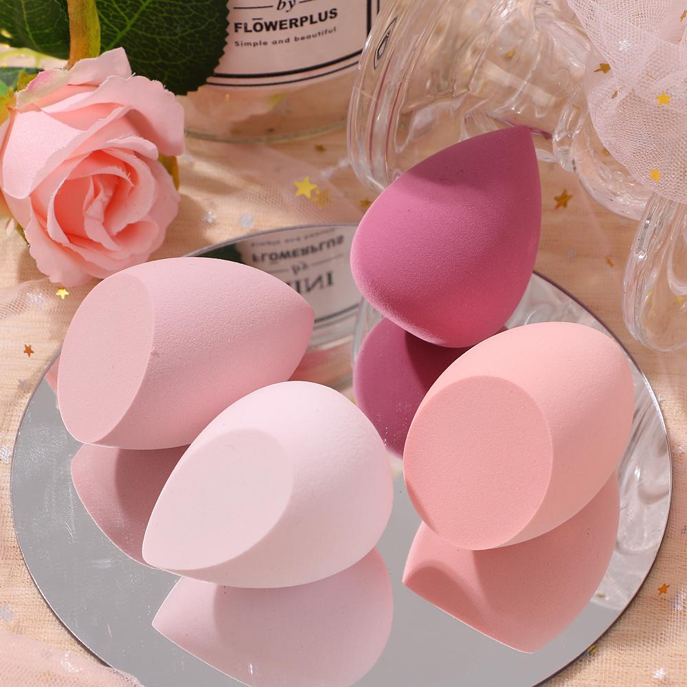 4pcs Women Makeup Blender Cosmetic Puff Makeup Sponge Foundation Powder Sponge Beauty Tools Make Up Accessories