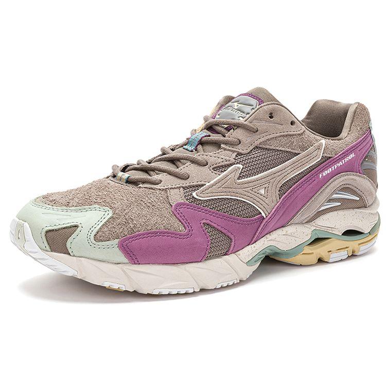Mizuno Кроссовки унисекс Footpatrol x Wave Rider 10 Grey Rust D1GD222201