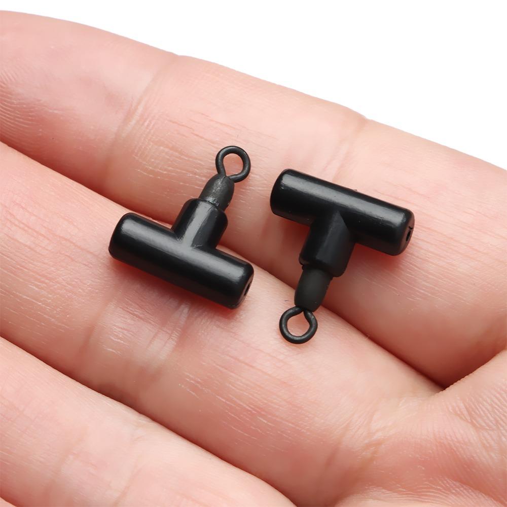 Fishing Tackle Rolling Swivel Carp Rig Rings Clip Fishing Swivels Fishing Line Slider Beads