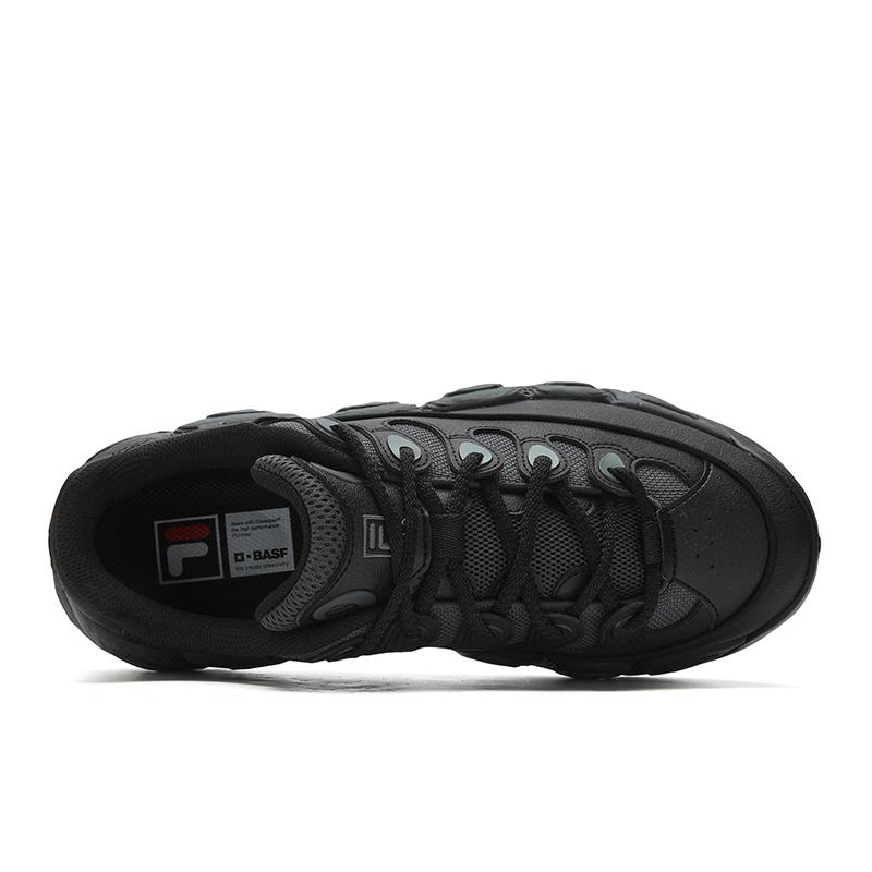 Fila Круассан 1+ Классические Модные Ретро Спортивные Повседневные Удобные Толстая Подошва Легкие Низкие Кроссовки для Образа Жизни Мужские кроссовки Черный F12M542135FBD
