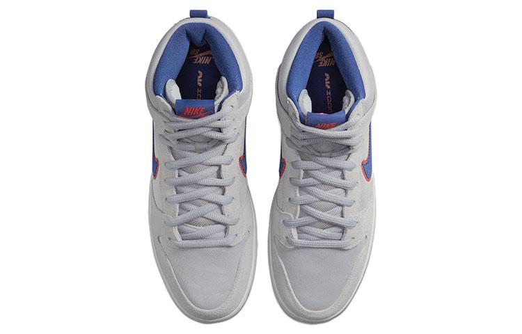 Men's Sneakers Nike SB Dunk High New York Mets Cloud Grey/Rush Blue-Team Orange-White