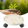 Flowerpot Base Roller Plate Sturdy Support with Degree Rotating Wheels