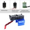 RC Motor Heatsink With Double Fans 5V Aluminum Heat Sink Fit 540 550 3650 40 Size Brushless Motor Engine Motor Heatsink