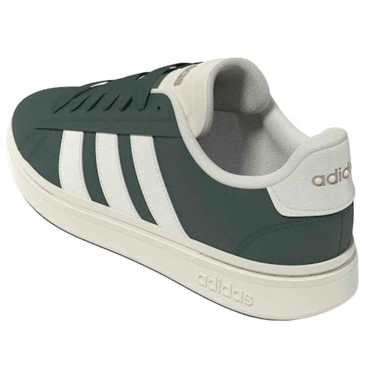 adidas Grand Court Alpha Кроссовки мужские с удобным низким верхом и круглым носком, зеленые JP8734