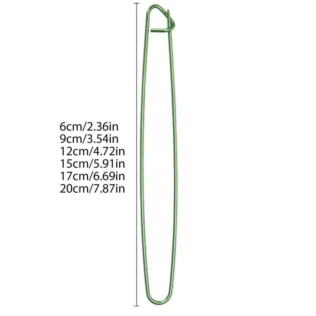 6 Pieces Knitting Stitches Holder Set Aluminum Yarn Stitches Holders Needle Markers Accessories for Knitting Notions