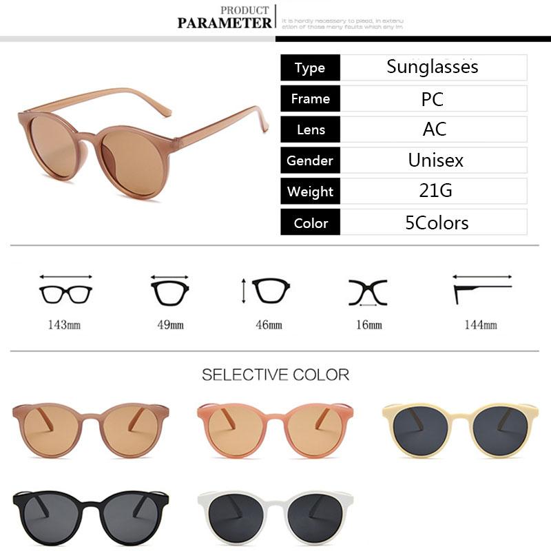 Тени Ins Маленькие мужские солнцезащитные очки Горячие модные круглые женские очки Высокое качество UV400 Унисекс Корейские Популярные готовые солнцезащитные очки Очки ручной работы