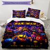 Pac-Man Adventure Print Flannel Blanket, Soft Warm Lightweight Throw Blanket for Living Room,Sofa Bed Camping Office
