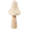 Decorative Object - Wooden Mushroom - 10.6 X 5 Cm - Decorative - Customizable
