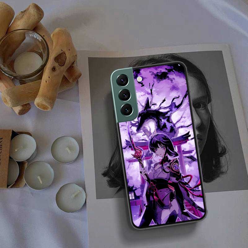 Чехол для телефона Genshin Impact Raiden Shogun, популярный, для Samsung A15 A25 A35 A55 Galaxy A70S A50S A30S A30 A40 A71 A51 A41 A31 A21 A11 A0