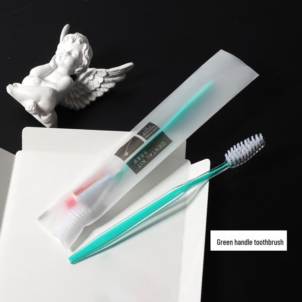 Hotel Soft Bristle Disposable Toothbrush & Toothpaste Set