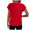 Tee-shirt Femme rouge Logo New York - - Rouge