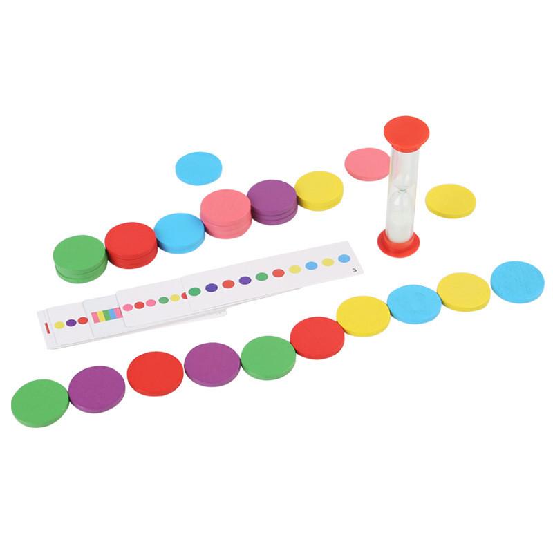 Shape Wooden And Color Recognition Memory Puzzle Toy For Kids Early Educational