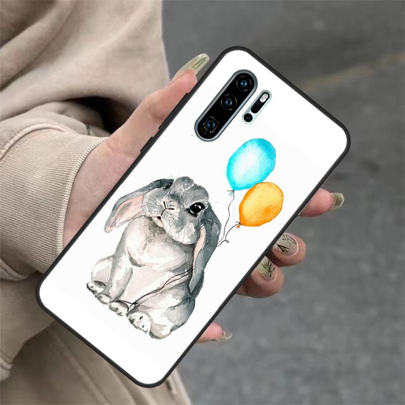 Милый чехол-кролик для Huawei Nova 3i 7i 8i 11i Y60 Y70 Y90 Y61 Y91 10 9 SE 11 Pro P20 P40 P30 Lite
