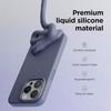 Coque de protection - BOOLING - pour iPhone 16 Pro - Silicone Liquide - Slim - Bleu Nuit
