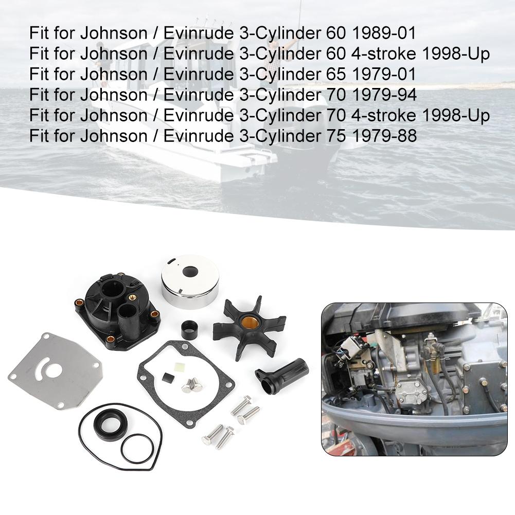 Water Pump Impeller Repair Rebuild Kit 432955 Fit for Johnson Evinrude 60 65 70 75HP