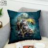 Funny Animal Wolf Pillowcase Decorative Pillowcase Hug Pillowcase