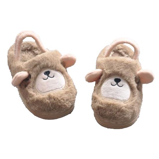 DYS Детские мягкие нескользящие тапочки с рисунком птицы, пингвина, кораллового бархата, домашняя теплая обувь