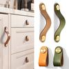 Wardrobe Eco-Friendly Drawer Pull Knobs Furniture Handle Cabinet Handle Leather Door Handles