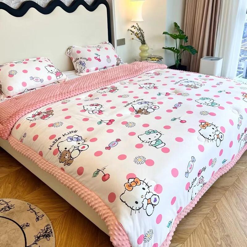 Зимнее одеяло Brangdy Pochacco, вязаное, с объемным узором, для детей