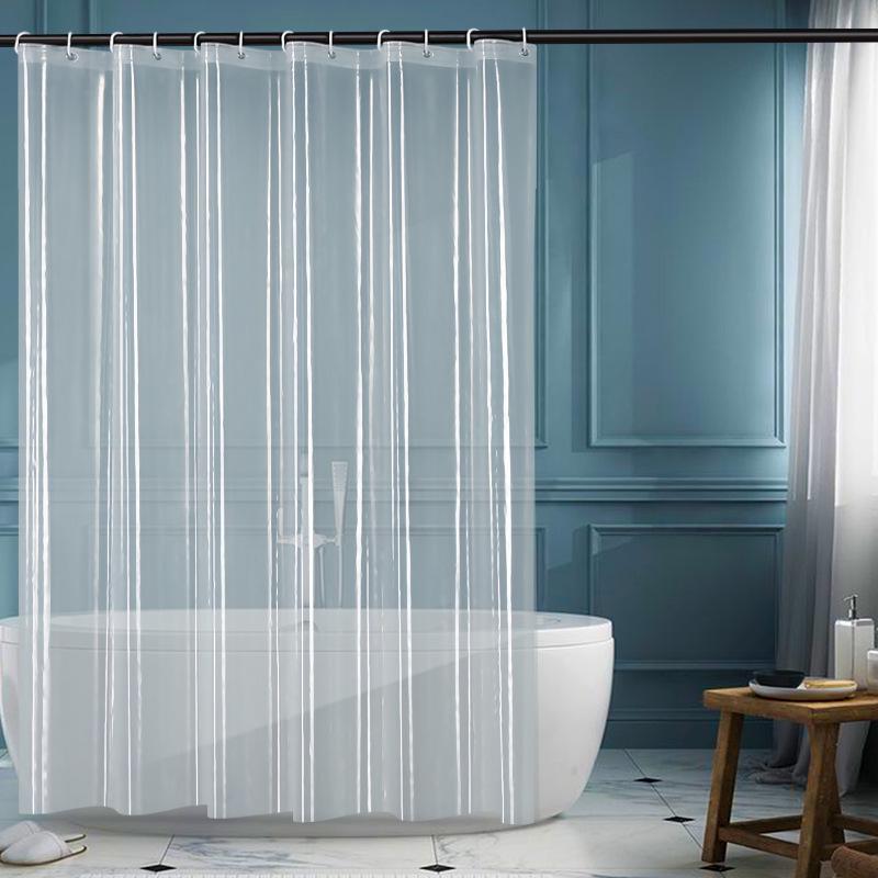 Пятнистая ПВХ печатная водонепроницаемая устойчивая к плесени шторка для душа с крючками