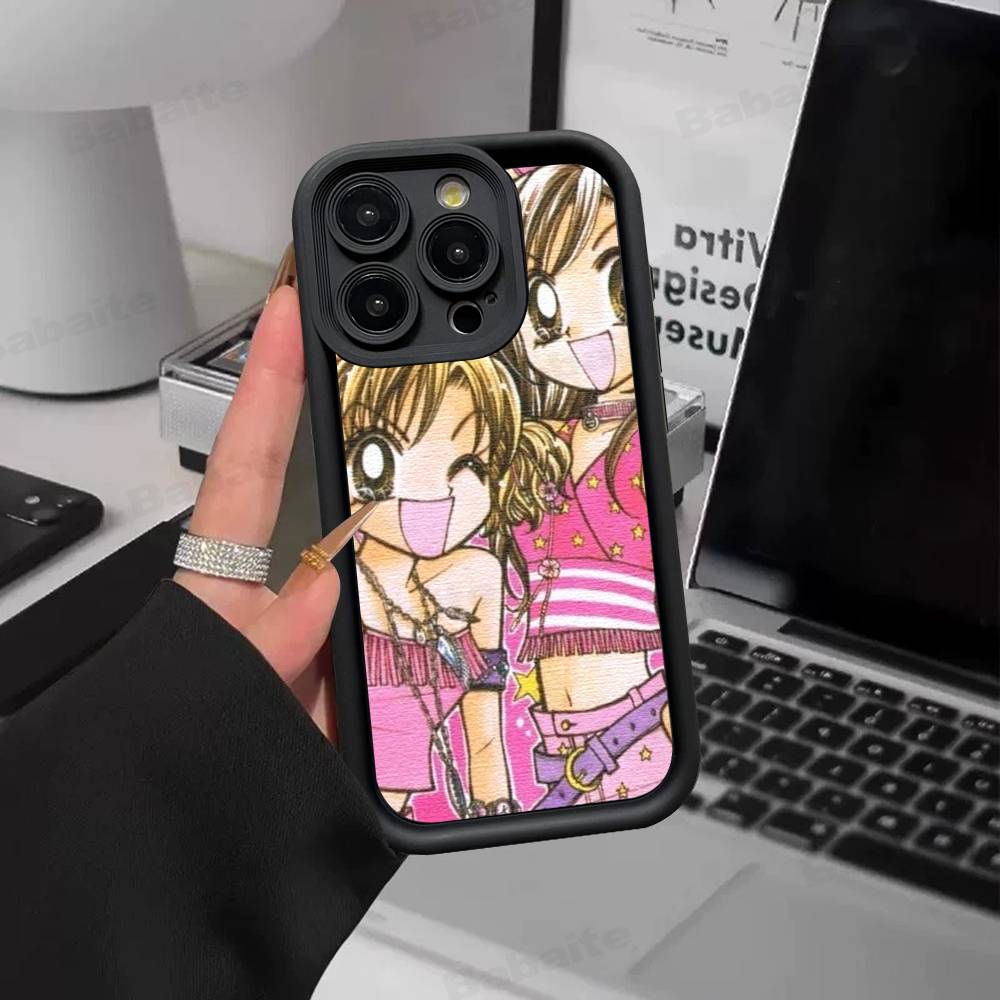 Модный Чехол для Телефона в Стиле Гяру для IPhone 11 12 13 16 15 17 14 Pro Max Мягкий Силиконовый Чехол Funda