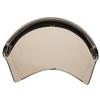 Retro Open Face Helmet Visor 3-snap Design for Scratch Resistant UV Protected