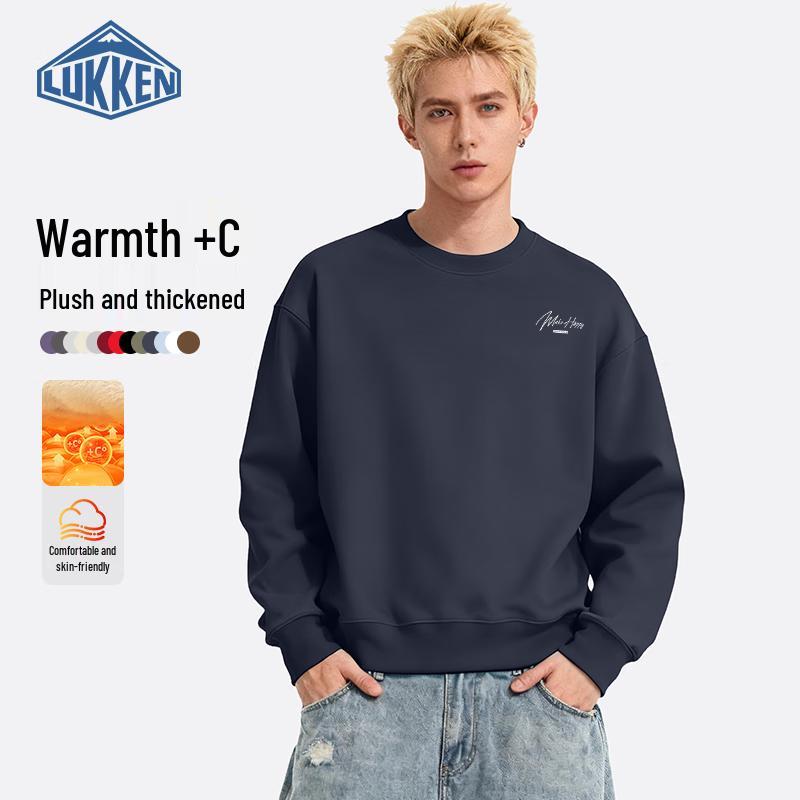 LUKKEN Men's Fleece-Lined Pullover Sweatshirt