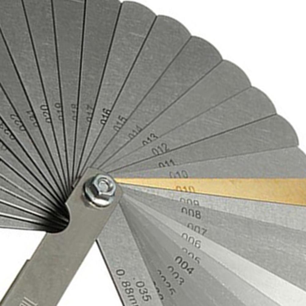 Автомобильные аксессуары, 32 щупа, метрический измерительный прибор для заполнения зазора свечи зажигания, метрический/измерительный инструмент SAE