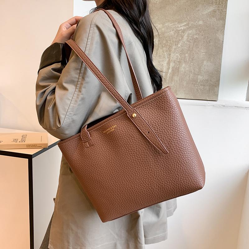 Женская сумка через плечо из искусственной кожи большой вместимости в стиле ретро и простота в элегантном стиле, прочная, новая