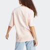 adidas Футболка Originals с коротким рукавом и графическим логотипом Trefoil свободного кроя, женская, розовая IP3752