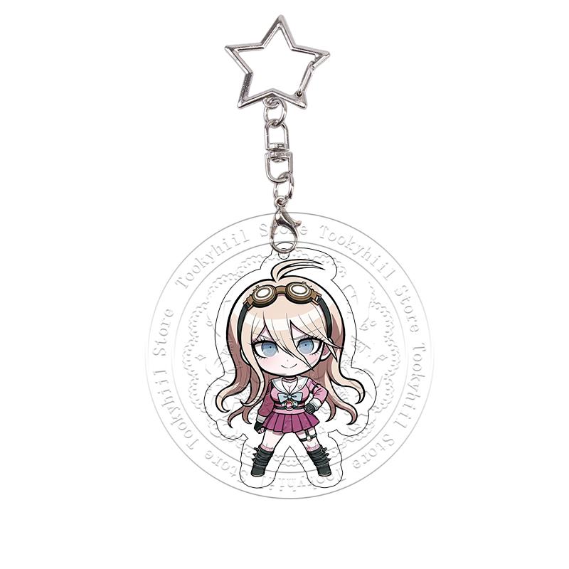Акриловый брелок Danganronpa Токо Цумики Монокума Изысканный Студент Аниме Мультфильм Брелок для сумки Чиби Декор Аксессуары Подвеска