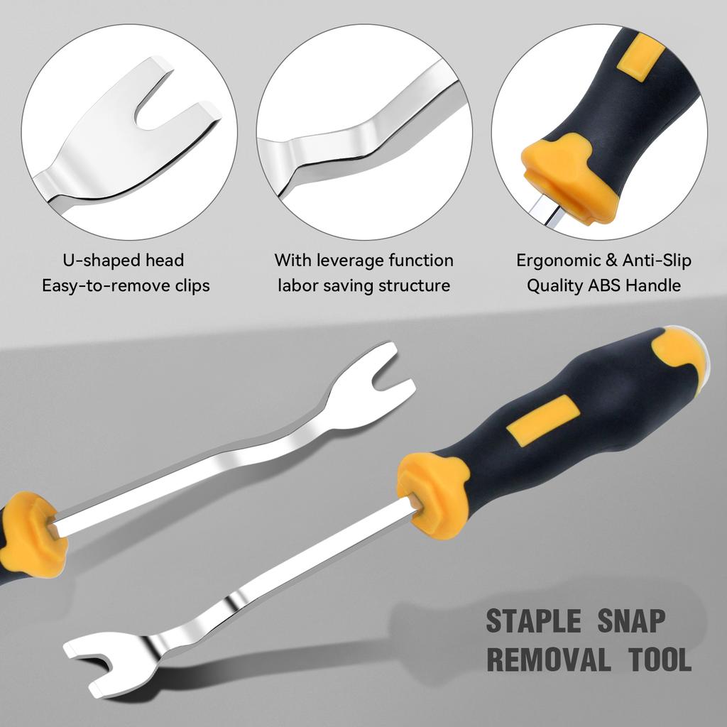 1 шт. Отвертки Гвоздодер Гвоздобой Монтажные инструменты Инструмент для снятия панелей и обивки Крепежный элемент для домашнего ремонта Мастерская Ручные инструменты