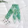 New Summer 130*7 Ins Small Hairband Lovely Print Long Silk Scarf Wrist Ribbon Skinny Scarf For Women