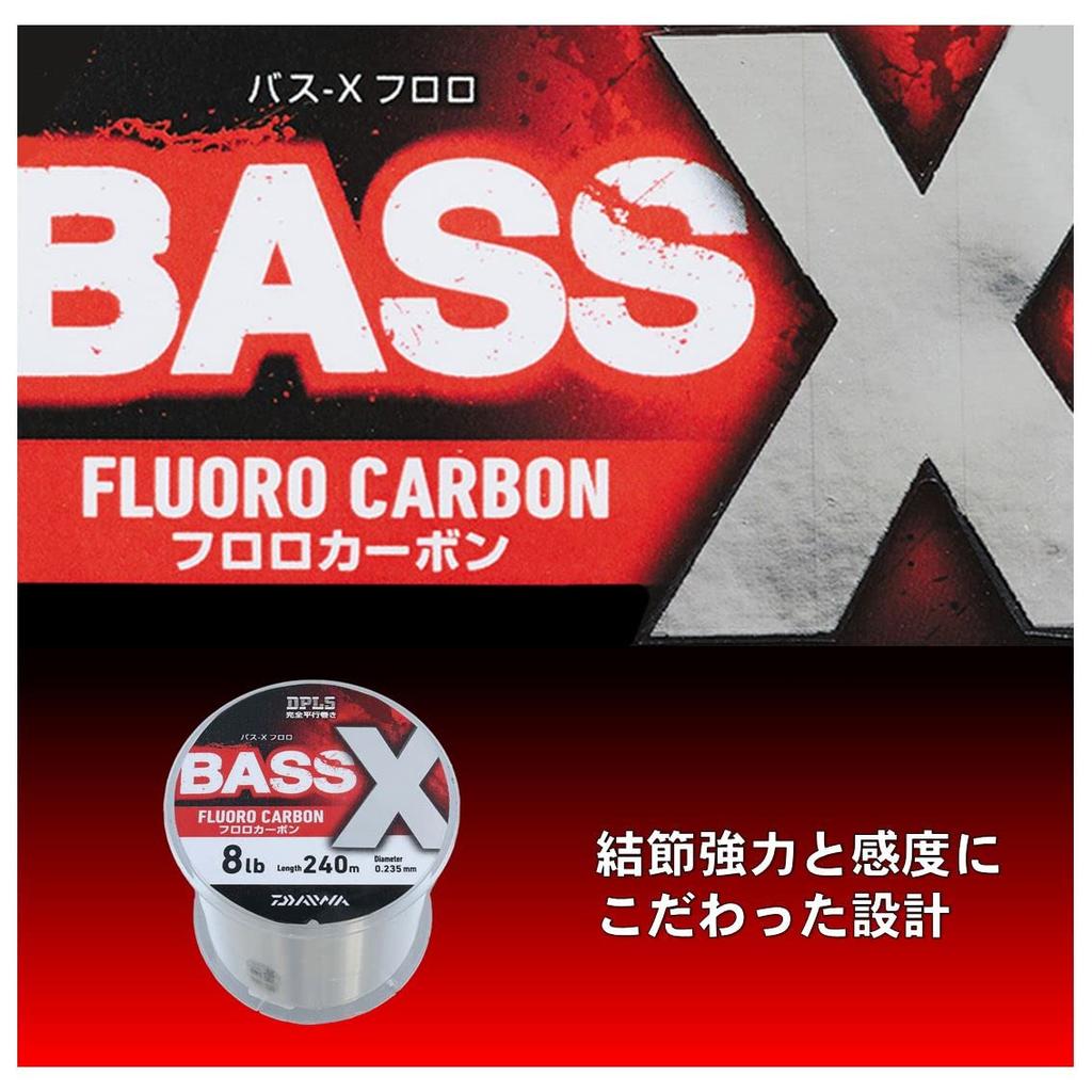 Daiwa Флюорокарбоновая леска BASS-X 20LB-240