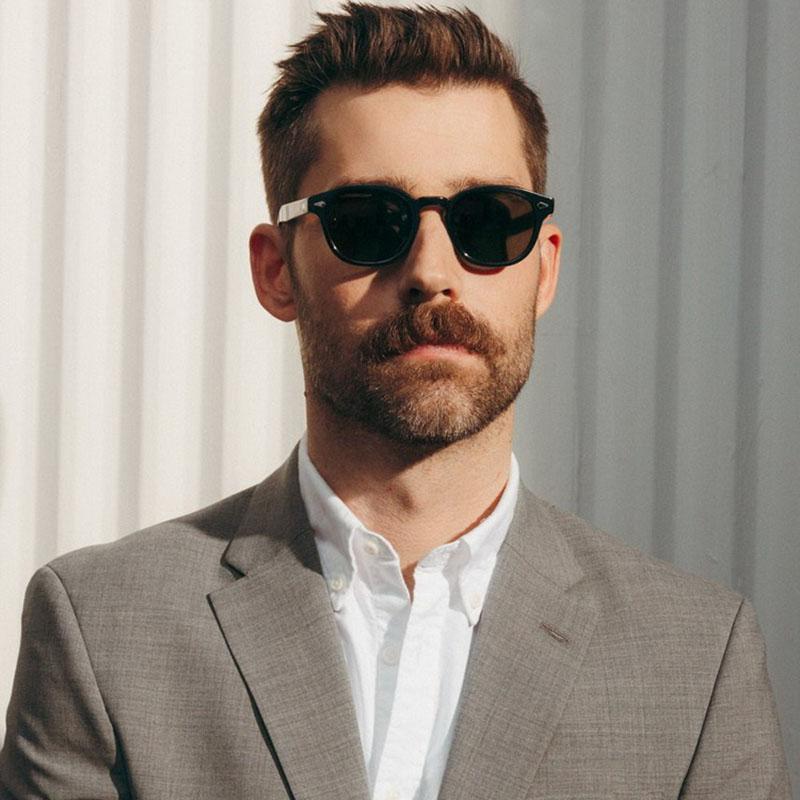 Luxury Brand Designer Small Frame Sunglasses Women For Men Popular Sun Glasses Vintage Punk Shade Rivet Concave Frame Eyeglasses