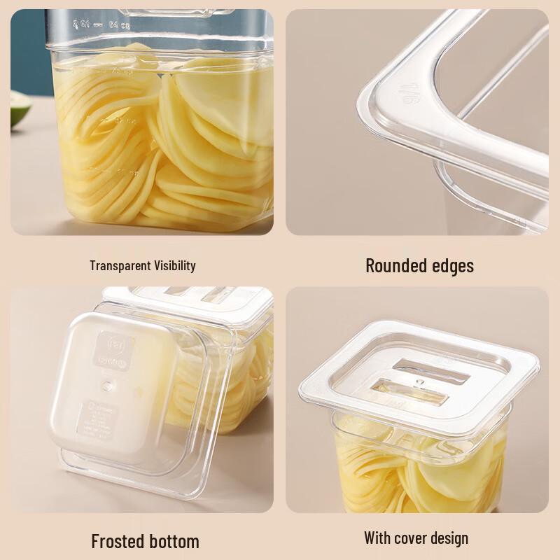 Maidekai Commercial 1/9 Acrylic Food Pan Lid