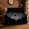 Классический фильм Top Gun Знак Том Круз Фланелевое одеяло Мягкое теплое плед для спальни гостиной кровати путешествий пикника подарок