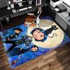 1pc Coraline Print Area Rug - Soft,Washable Non-Slip Indoor Mat for Office Chairs,Living Room,Home Office Decorative Rug