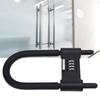 4-значный кодовый навесной замок Сверхпрочный Противоугонный Велосипедный U-образный замок со скобой для стеклянной двери, ворот, сарая, забора Диапазон 120-150 мм