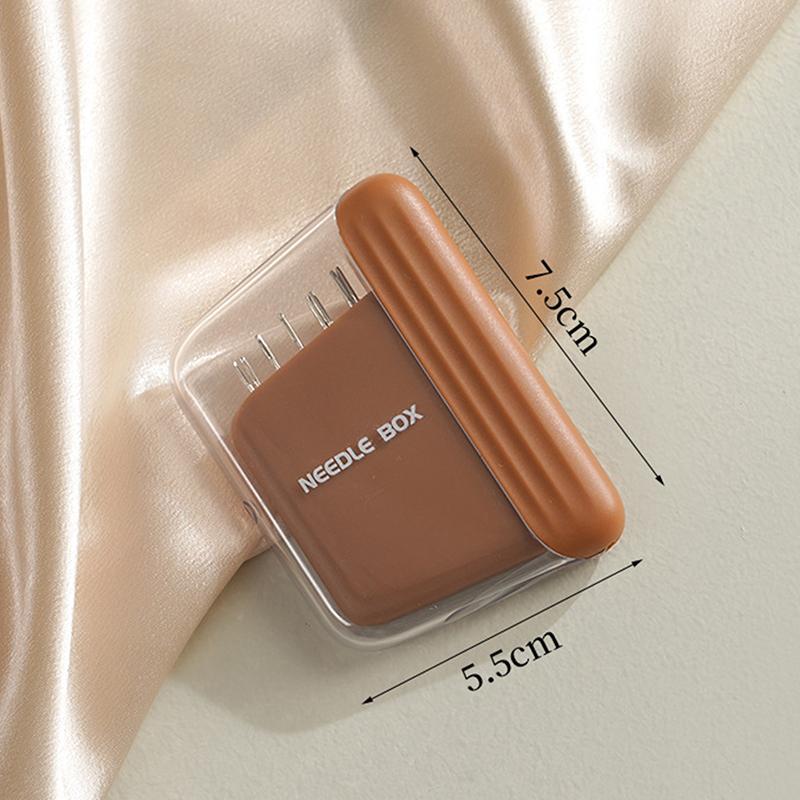 Магнитный ящик для швейных игл с 10 иглами, иглы разных размеров, портативные магнитные ящики для хранения, аксессуары для вышивки дома