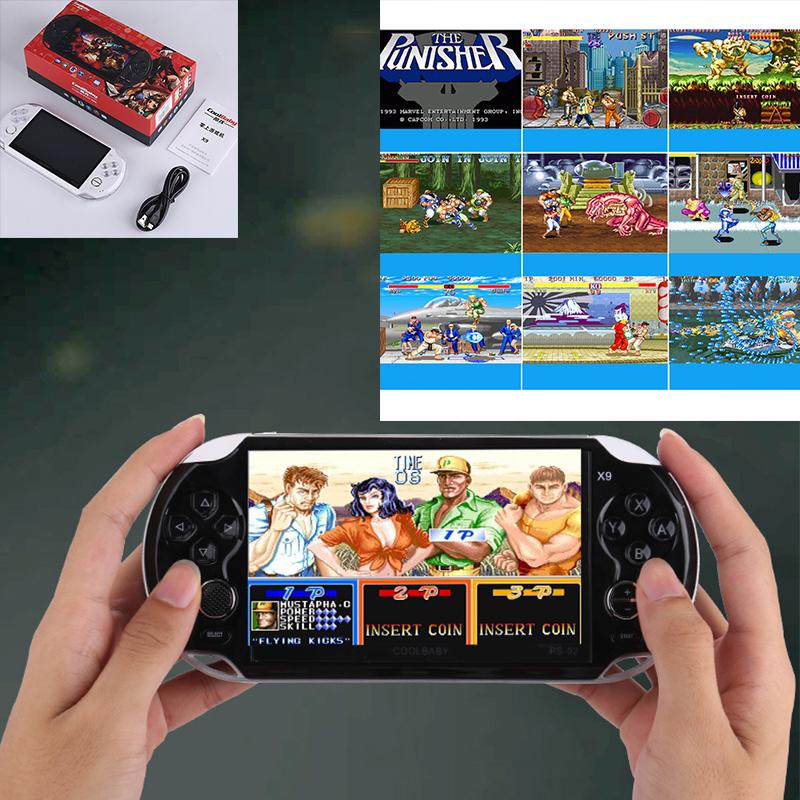 Портативная игровая консоль X9 Nostalgic GBA/NES в подарок Портативная игровая консоль PSP Поддержка загрузки FC Game