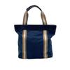Used  Tote BagTote Bag Navy/beige Nylon/Patent leather Women