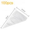 100pcs Thick Disposable Piping Bags, Durable & Reusable – Essential Cake and Dessert Decorating Tools for Home Bakers