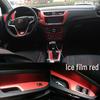 Zhonghua V3 Center Console Carbon Fiber Protective Sticker for Interior Gear and Instrument Modification